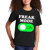 FREAK MODE ON - Funny Power Button Freaky Viral Slang Meme  Kids T-Shirt