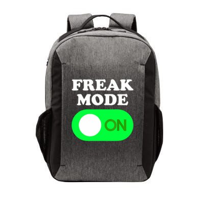 FREAK MODE ON - Funny Power Button Freaky Viral Slang Meme  Vector Backpack