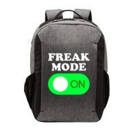 FREAK MODE ON - Funny Power Button Freaky Viral Slang Meme  Vector Backpack