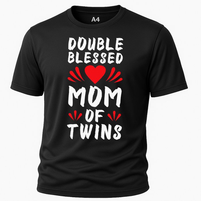 Funny Mom Of Twins Mother Of Twins Cooling Performance Crew T-Shirt