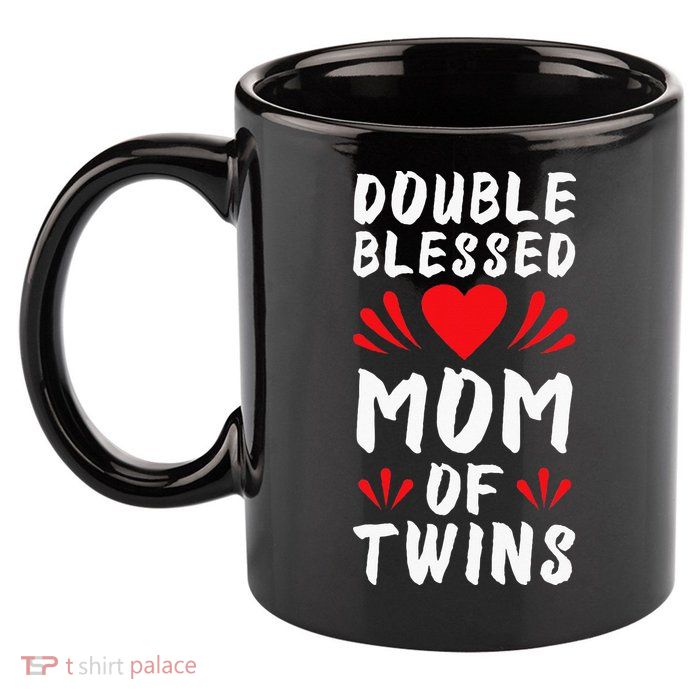 Funny Mom Of Twins Mother Of Twins 11oz C Handle Ceramic Mug