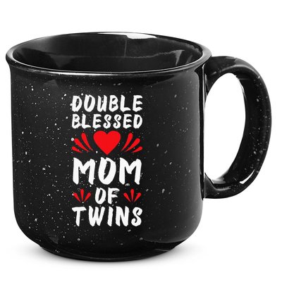 Funny Mom Of Twins Mother Of Twins 15oz Campfire Ceramic Mug