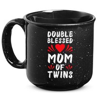 Funny Mom Of Twins Mother Of Twins 15oz Campfire Ceramic Mug