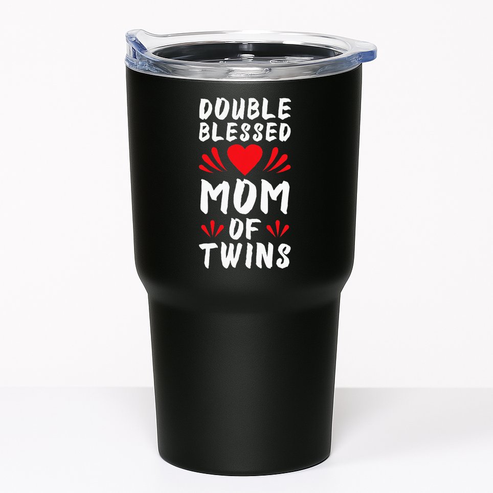 Funny Mom Of Twins Mother Of Twins Tumbler