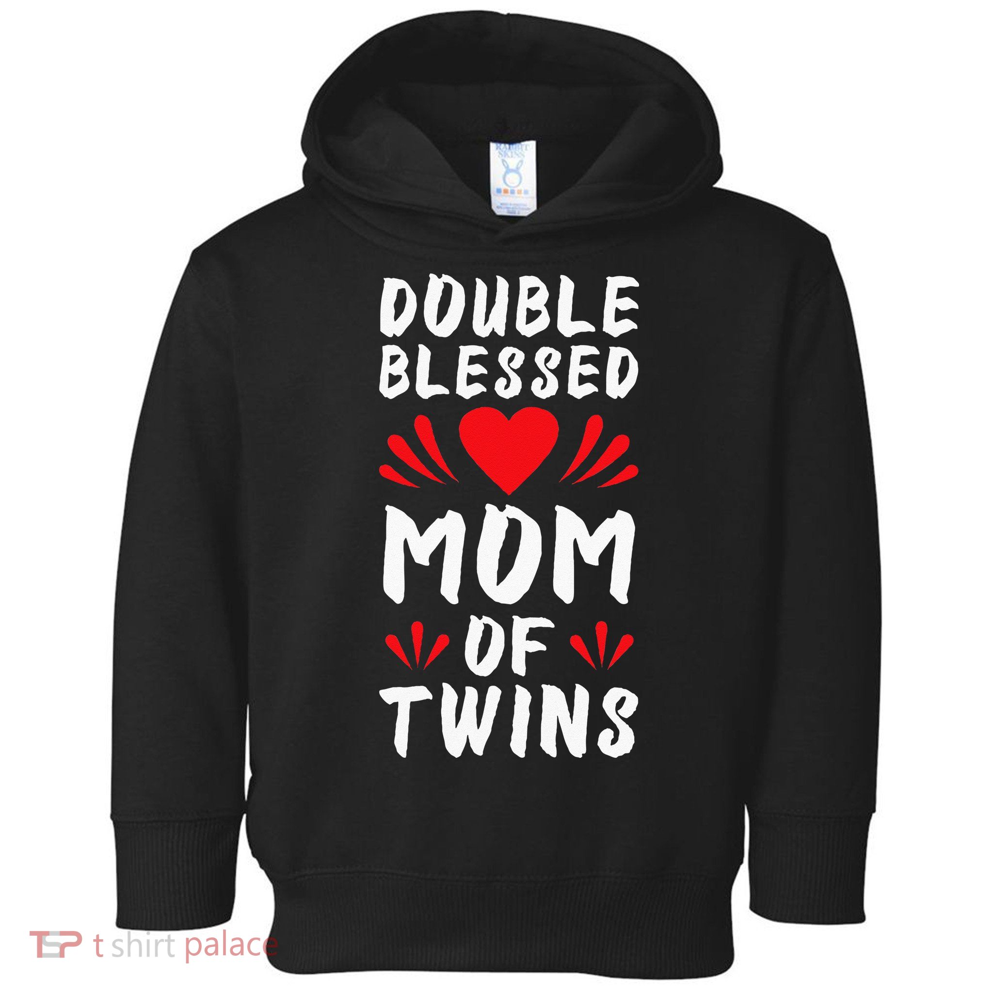 Funny Mom Of Twins Mother Of Twins Toddler Hoodie