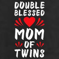 Funny Mom Of Twins Mother Of Twins Golf Towel