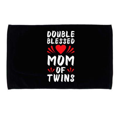 Funny Mom Of Twins Mother Of Twins Microfiber Hand Towel
