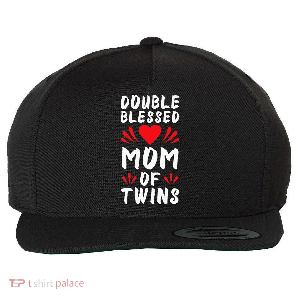 Funny Mom Of Twins Mother Of Twins Wool Snapback Cap
