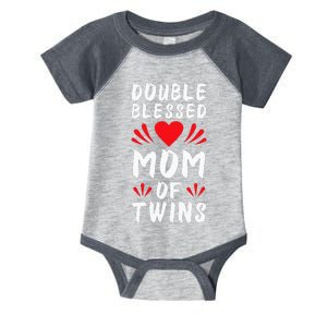 Funny Mom Of Twins Mother Of Twins Infant Baby Jersey Bodysuit