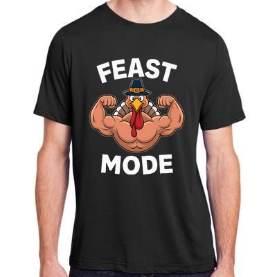 Feast Mode On Turkey Muscle Thanksgiving Adult ChromaSoft Performance T-Shirt