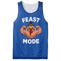 Feast Mode On Turkey Muscle Thanksgiving Mesh Reversible Basketball Jersey Tank