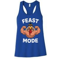 Feast Mode On Turkey Muscle Thanksgiving Women's Racerback Tank