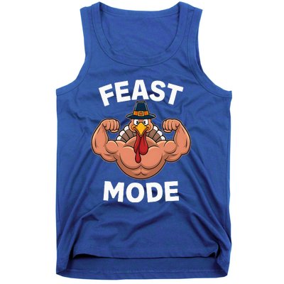 Feast Mode On Turkey Muscle Thanksgiving Tank Top