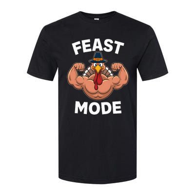 Feast Mode On Turkey Muscle Thanksgiving Softstyle® CVC T-Shirt