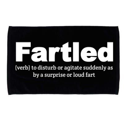 Fartled Meaning Offensive Funny Adult Humor Microfiber Hand Towel