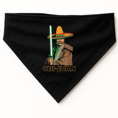 Funny Mexican Obi Juan Movie Parody Nerd Cinco De Mayo Gift USA-Made Doggie Bandana