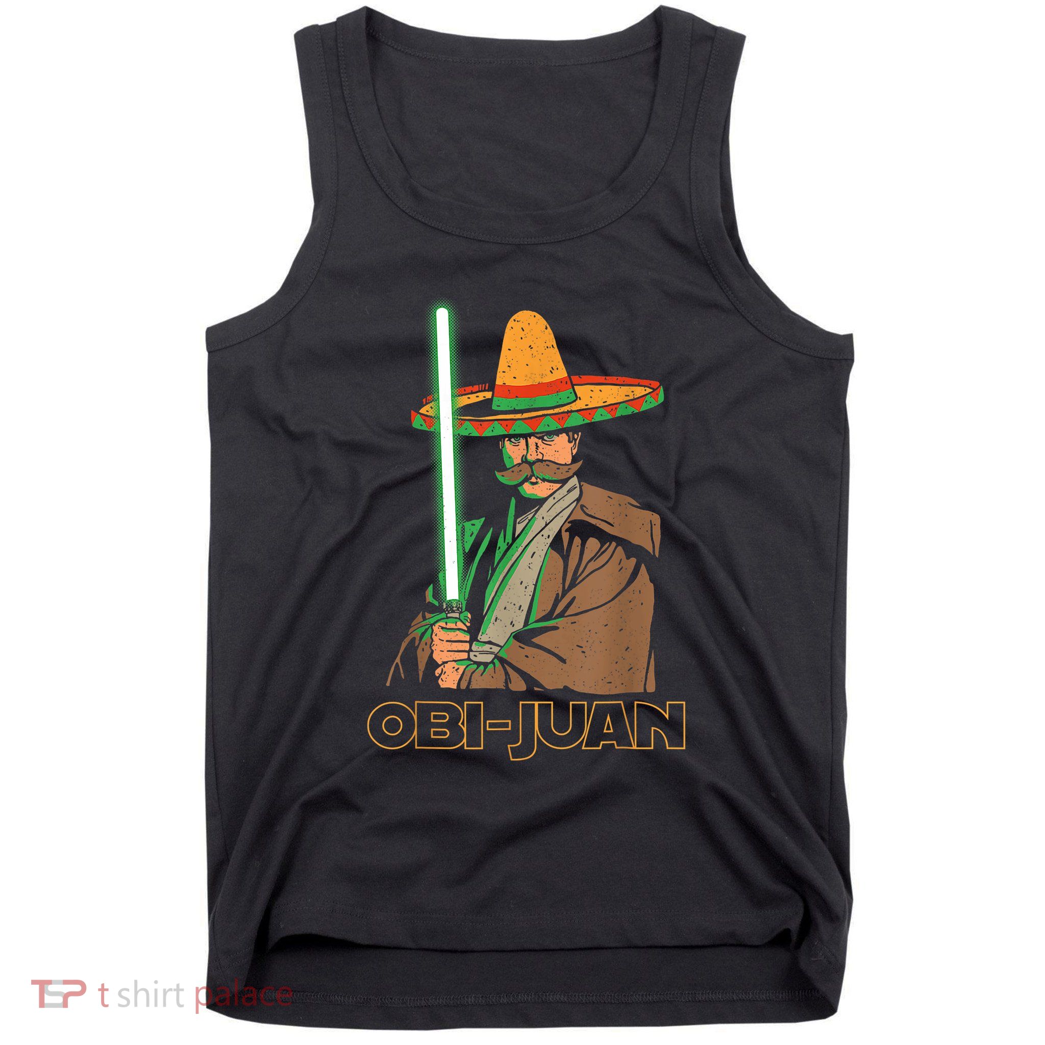 Funny Mexican Obi Juan Movie Parody Nerd Cinco De Mayo Gift Tank Top