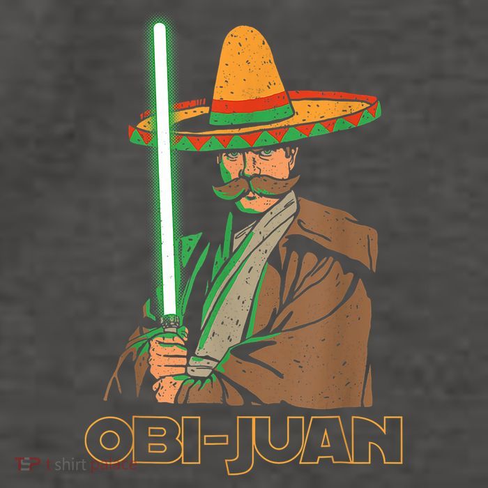 Funny Mexican Obi Juan Movie Parody Nerd Cinco De Mayo Gift Vector Backpack