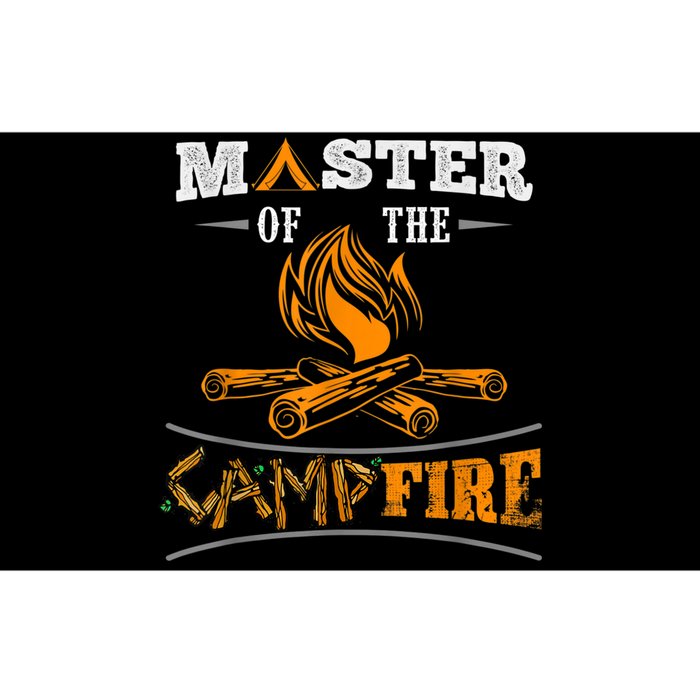 Funny Master Of The Campfire Men Women Campers Bumper Sticker