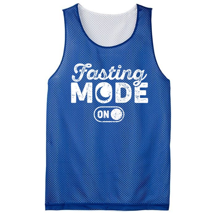 Fasting Mode On Cool Ramadan Karim Design Gift Mesh Reversible Basketball Jersey Tank