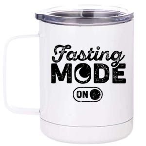 Fasting Mode On Cool Ramadan Karim Design Gift 12 oz Stainless Steel Tumbler Cup