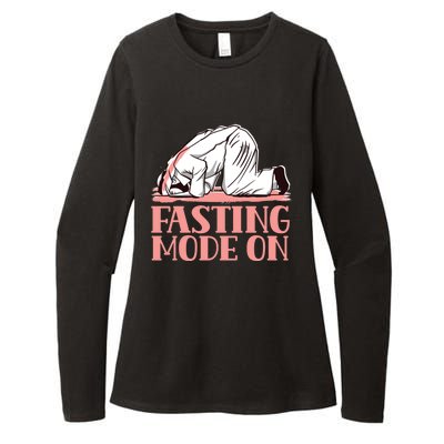 Fasting Mode On Mubarak Eid Ramadan Kareem Muslim Gift Womens CVC Long Sleeve Shirt