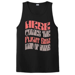 Funny Maid Of Honor Flight Risk Matching Bachelorette Party Gift PosiCharge Competitor Tank