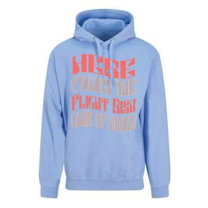 Funny Maid Of Honor Flight Risk Matching Bachelorette Party Gift Unisex Surf Hoodie