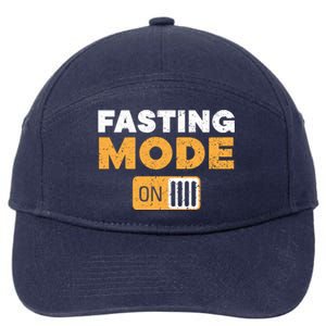 Fasting Mode On Ramadan Islam Quran Mosque Religion Muslim Gift 7-Panel Snapback Hat