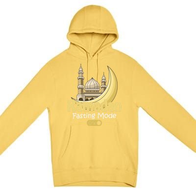 Fasting Mode On Ramadan Kareem Cool Islamic Gift Idea Gift Premium Pullover Hoodie