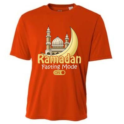 Fasting Mode On Ramadan Kareem Cool Islamic Gift Idea Gift Cooling Performance Crew T-Shirt