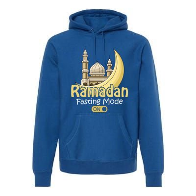 Fasting Mode On Ramadan Kareem Cool Islamic Gift Idea Gift Premium Hoodie