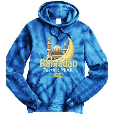 Fasting Mode On Ramadan Kareem Cool Islamic Gift Idea Gift Tie Dye Hoodie