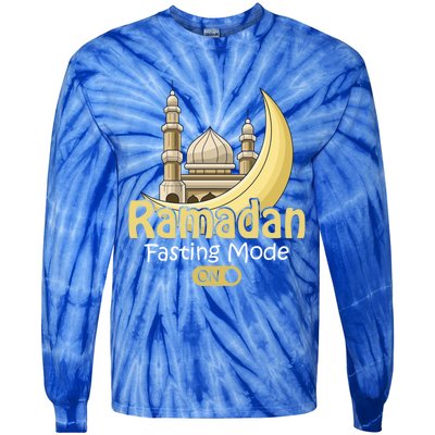 Fasting Mode On Ramadan Kareem Cool Islamic Gift Idea Gift Tie-Dye Long Sleeve Shirt