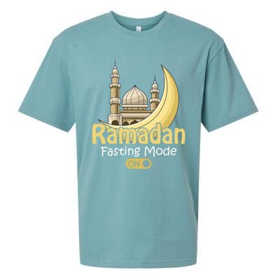 Fasting Mode On Ramadan Kareem Cool Islamic Gift Idea Gift Sueded Cloud Jersey T-Shirt