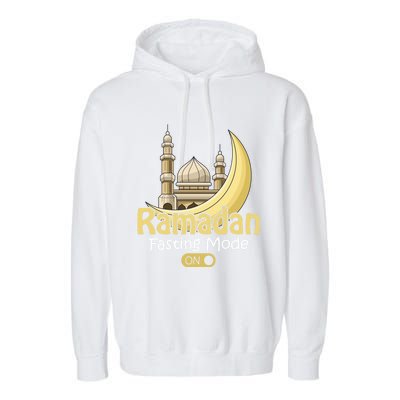 Fasting Mode On Ramadan Kareem Cool Islamic Gift Idea Gift Garment-Dyed Fleece Hoodie