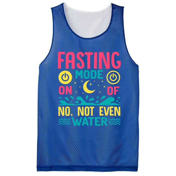 Fasting Mode On Ramadan Weight Loss And Fasting Gift Mesh Reversible Basketball Jersey Tank