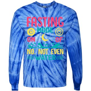 Fasting Mode On Ramadan Weight Loss And Fasting Gift Tie-Dye Long Sleeve Shirt