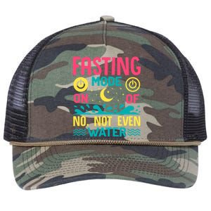 Fasting Mode On Ramadan Weight Loss And Fasting Gift Retro Rope Trucker Hat Cap