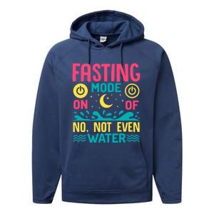 Fasting Mode On Ramadan Weight Loss And Fasting Gift Performance Fleece Hoodie