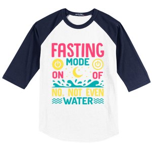 Fasting Mode On Ramadan Weight Loss And Fasting Gift Baseball Sleeve Shirt