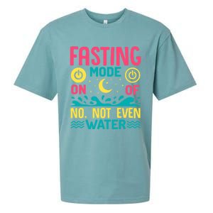 Fasting Mode On Ramadan Weight Loss And Fasting Gift Sueded Cloud Jersey T-Shirt