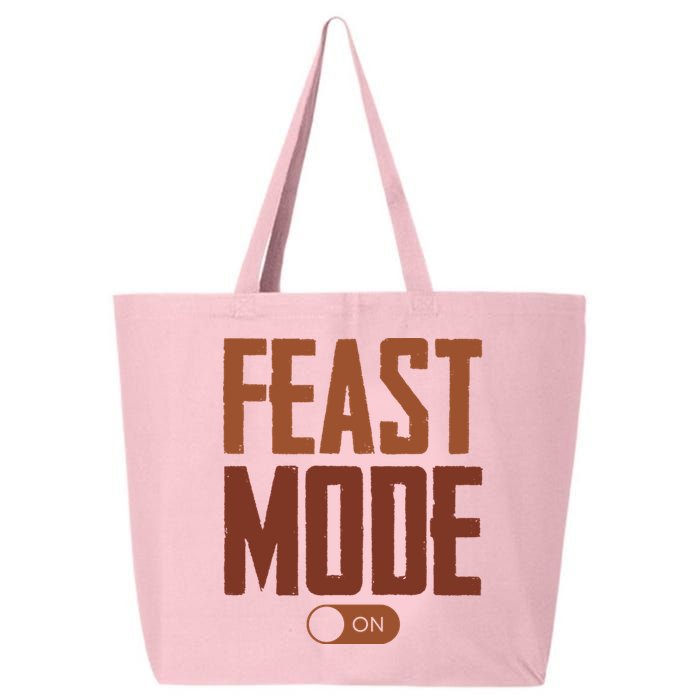Feast Mode On Funny Thanksgiving Holiday 25L Jumbo Tote