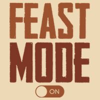 Feast Mode On Funny Thanksgiving Holiday Drawstring Bag