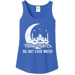 Fasting Mode On No Not Even Water Islamic Ramadan Kareem Meaningful Gift Ladies Essential Tank