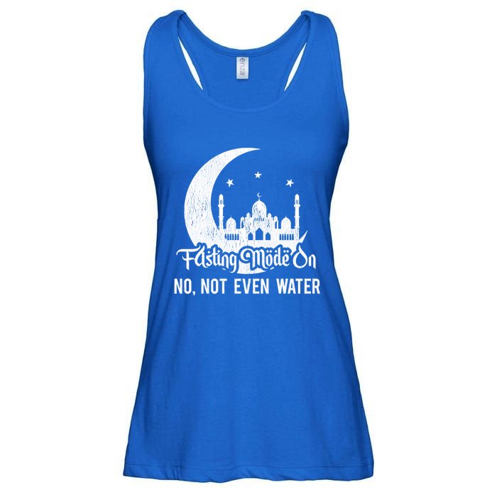 Fasting Mode On No Not Even Water Islamic Ramadan Kareem Meaningful Gift Ladies Essential Flowy Tank