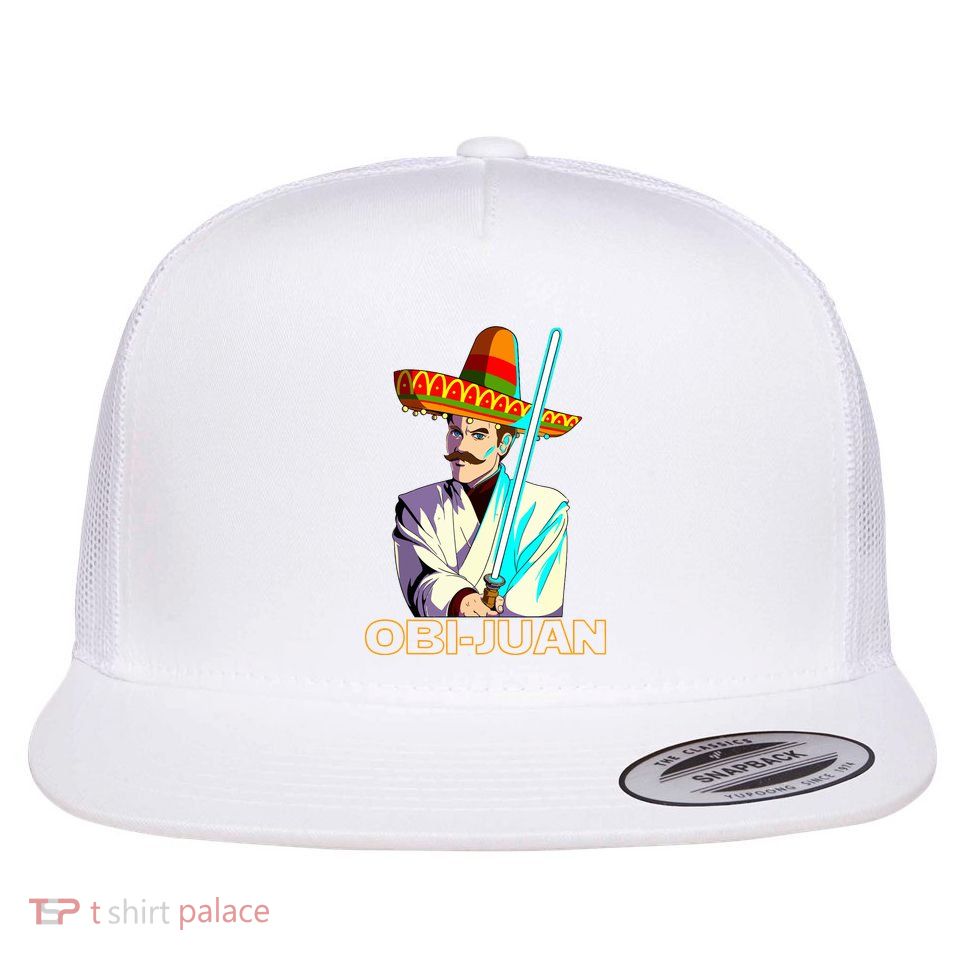 Funny Mexican Obi Juan Movie Parody Nerd Cinco De Mayo Gift Flatbill Hat
