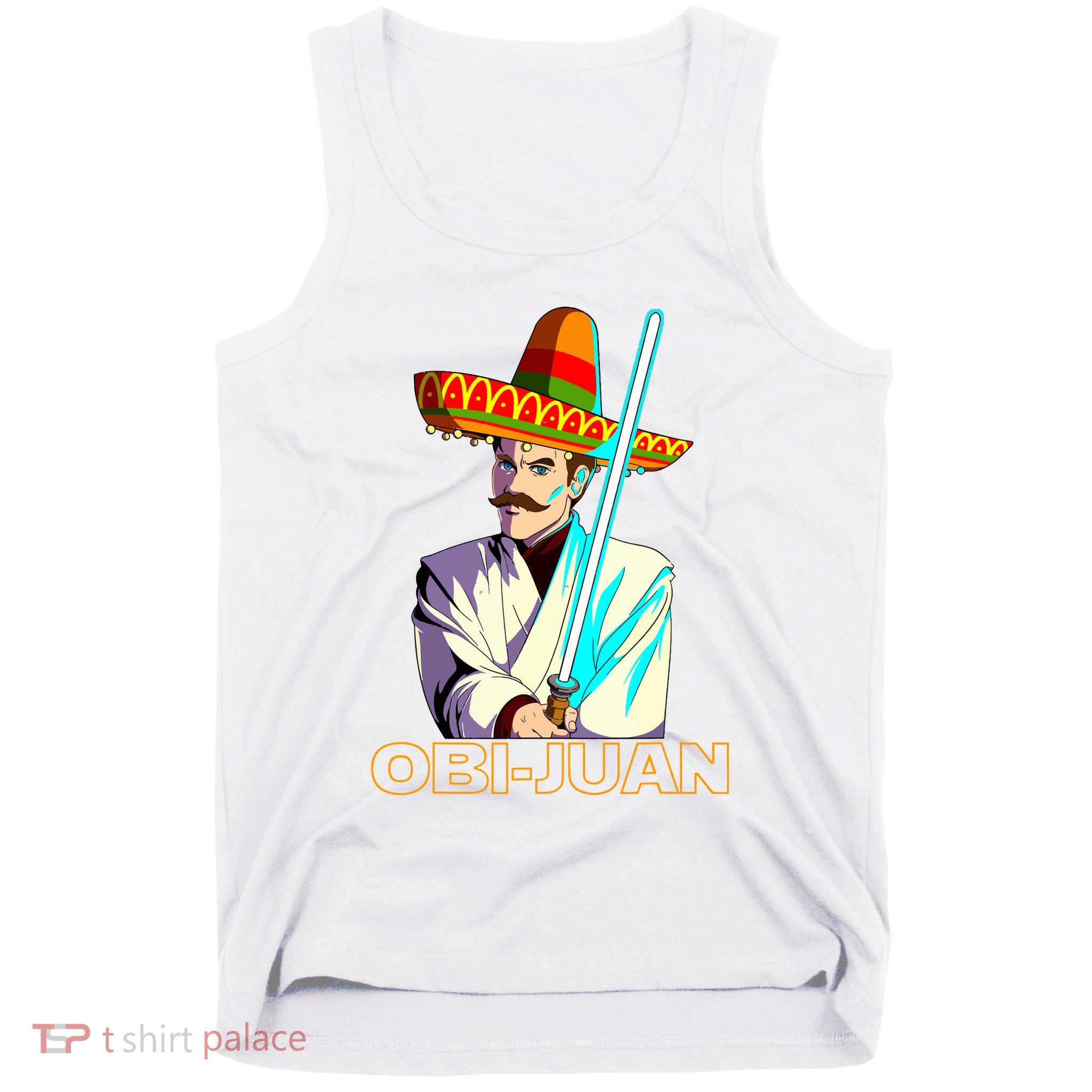 Funny Mexican Obi Juan Movie Parody Nerd Cinco De Mayo Gift Tank Top