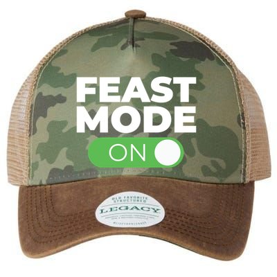 Feast Mode On Switch Thanksgiving Feast Phone Graphic Gift Legacy Tie Dye Trucker Hat