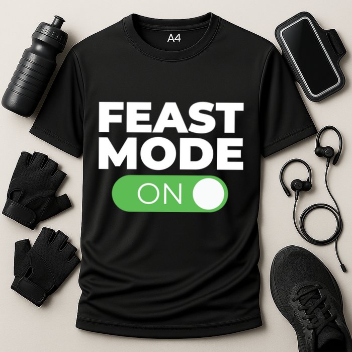 Feast Mode On Switch Thanksgiving Feast Phone Graphic Gift Performance Shirt